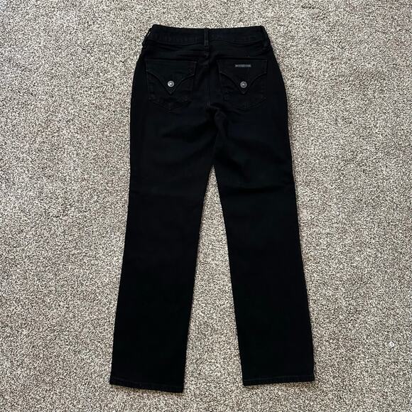 Hudson black straight leg jeans size 4 - Picture 4 of 12